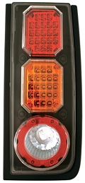 LED Black Tail Light Set - Hummer H2 accesorio